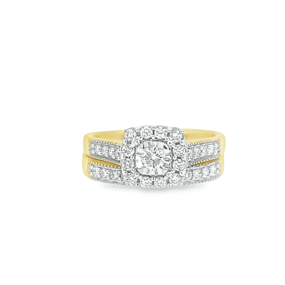 10K Yellow Gold Diamond Ring